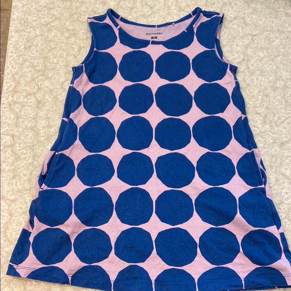 (3/$65) Marimekko polka dot dress
